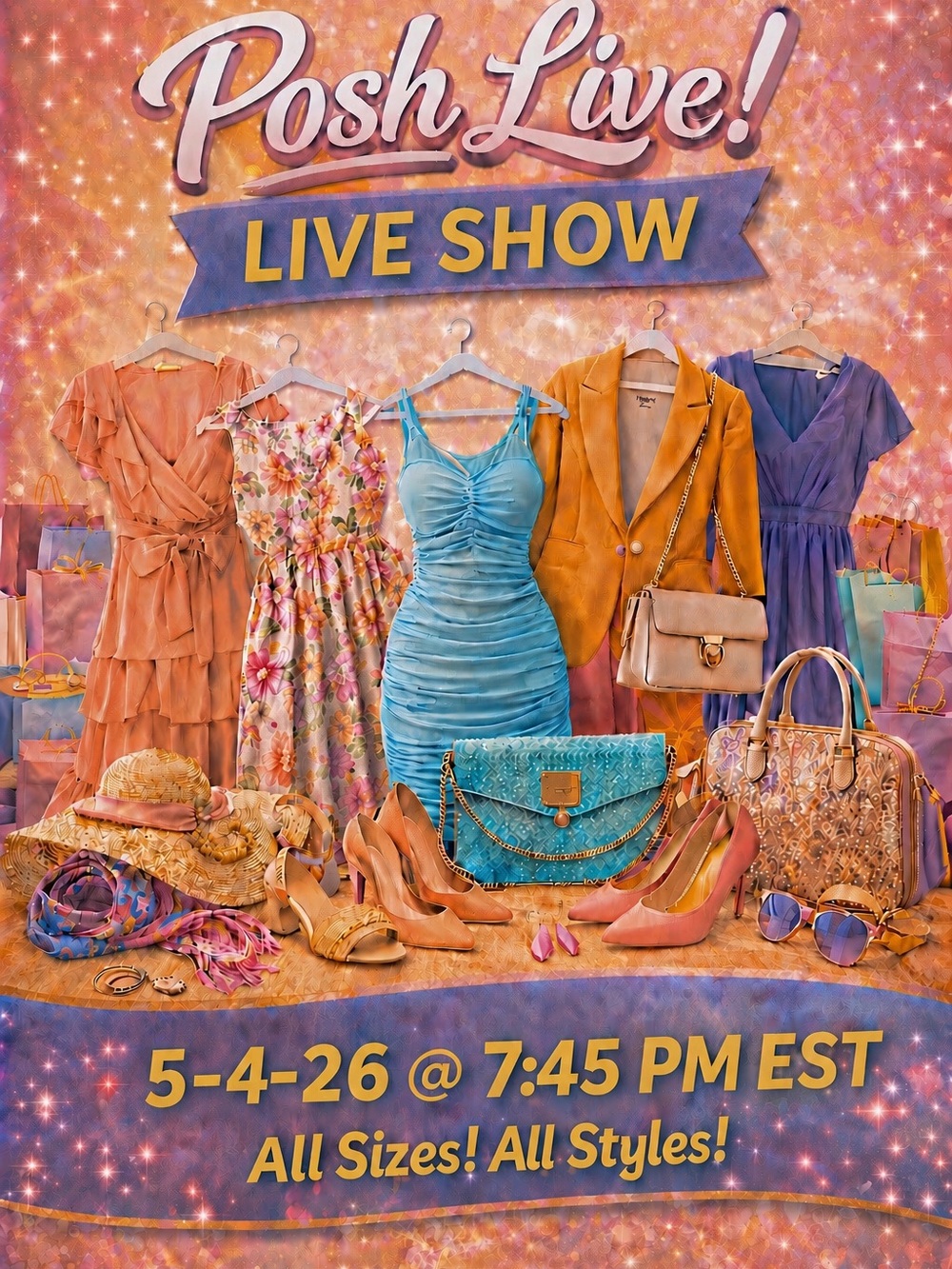 Posh Live. Women’s Clothes. All Sizes. Lots of New Inventory!